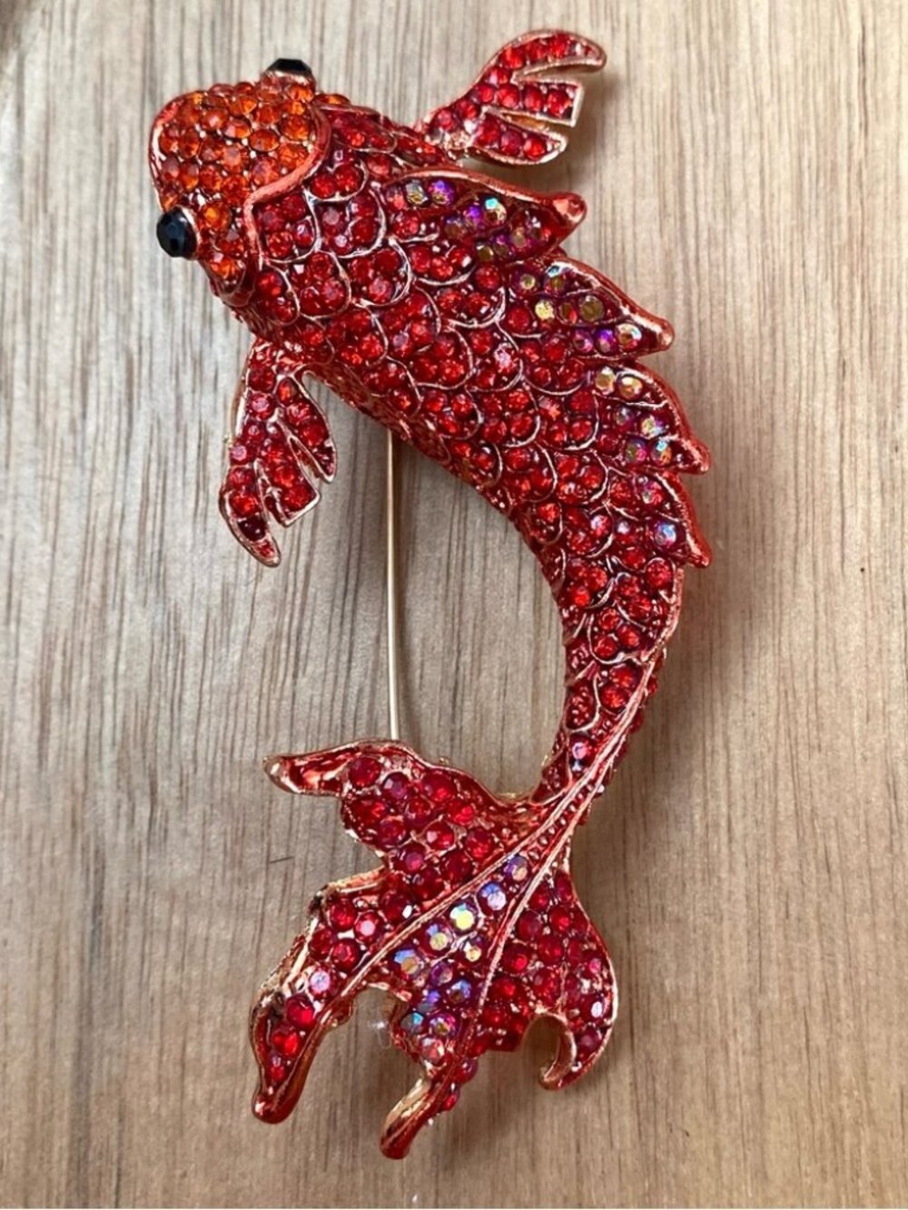 Betsey Johnson Sakana Crystal Brooch